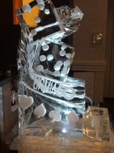 Dice Luge with logo