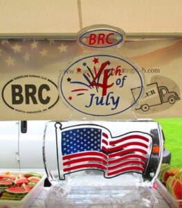 4th of July Road Race Ice Sculpture BRC