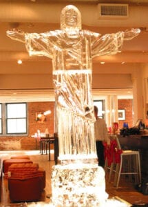 Christ the Redemer (in Rio) Ice Sculpture