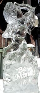 Cupid with bow and arrow Ice Sculpture