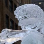David Head Ice Sculpture