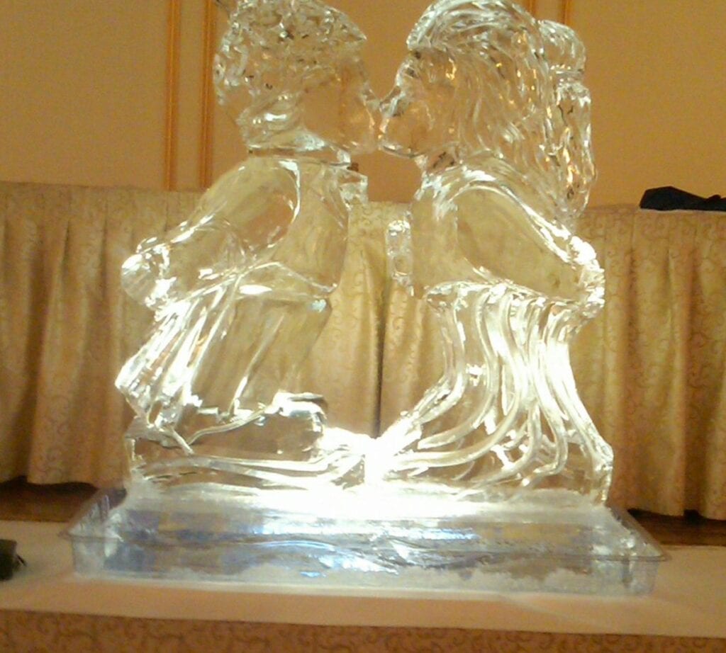Sculptures In Ice - BrideGroom