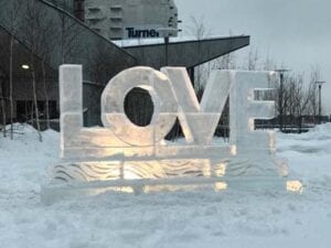 Love in clear ice