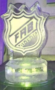 NHL centerpiece with date '16