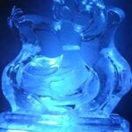 Snow Princess ice sculpture