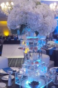 Tall vase Ice Sculpture