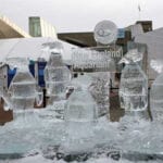 rock hopper penguins Ice Sculpture Boston