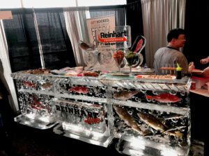 Reinhart sushi bar for Food Show Gillette Stadium