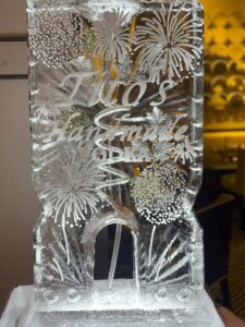 Tito's Happy New Years Drink Luge w