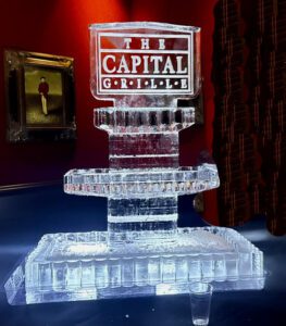 Scalloped three tier with logo '26