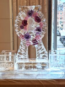 Logo with floral Drink Lugefl