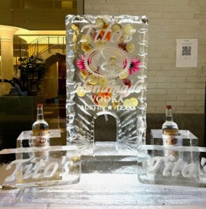 Tito's drink Luge with bottle holders '25